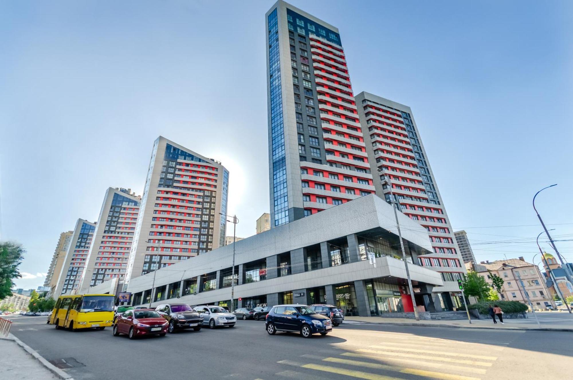 Petrovdom 199A-199B In Smart Apartments Rc Kvartet Near Central Railway Station Kiew Exterior foto